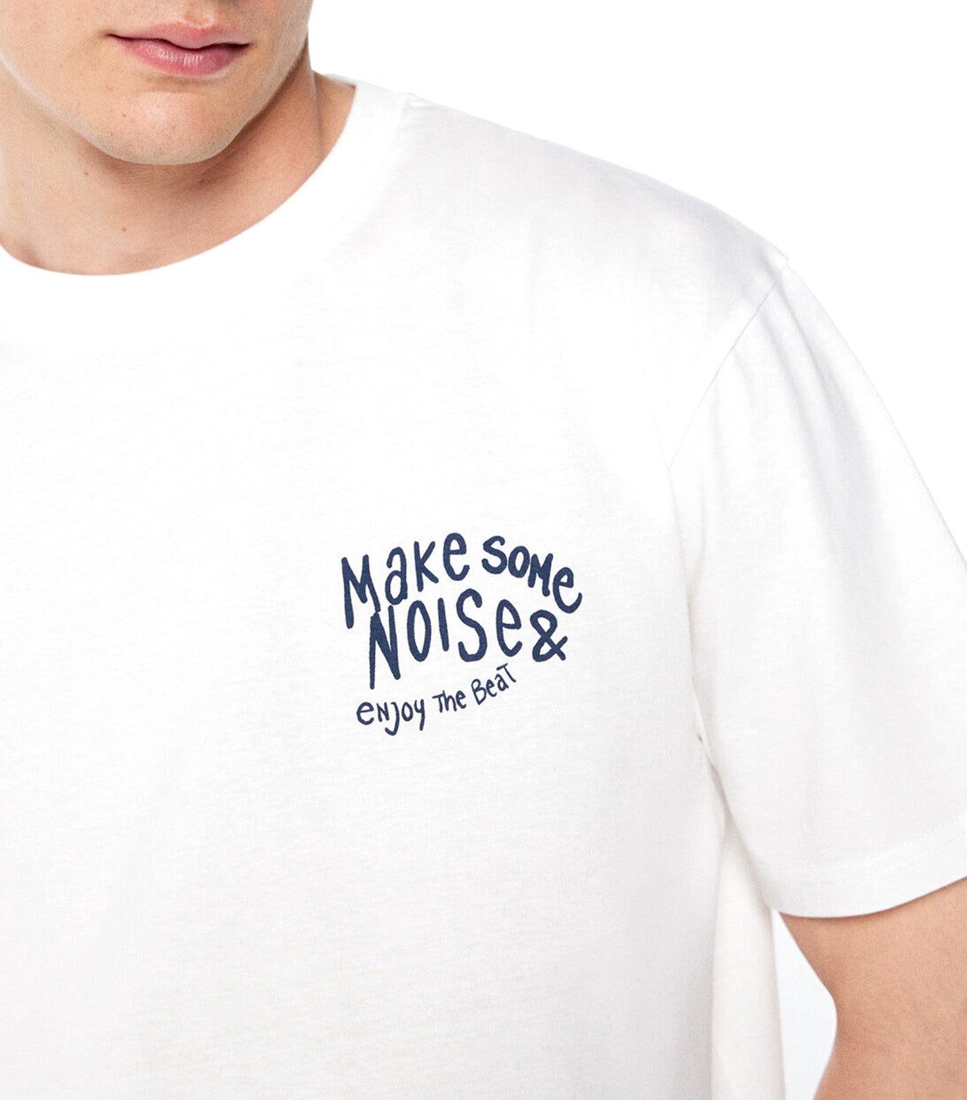 Make Some Noise T-Shirt White