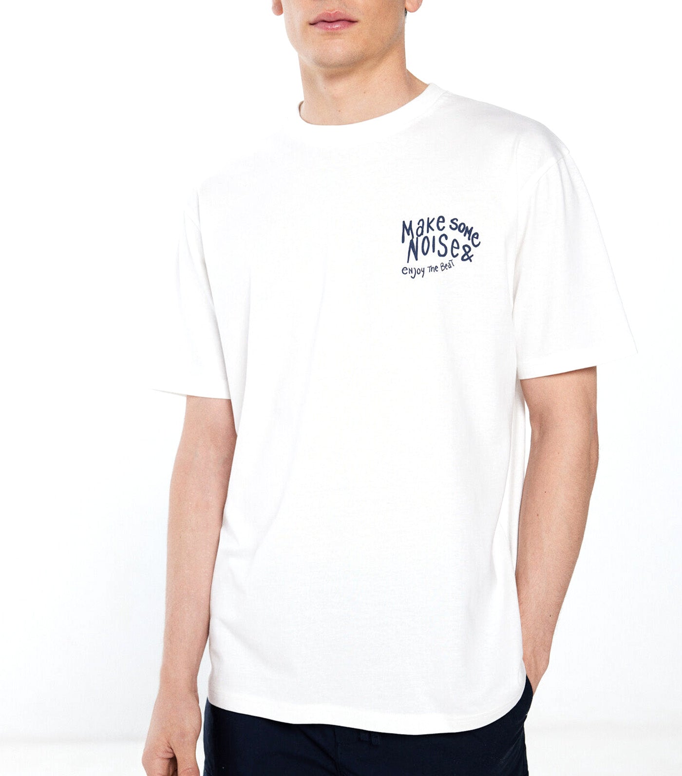 Make Some Noise T-Shirt White