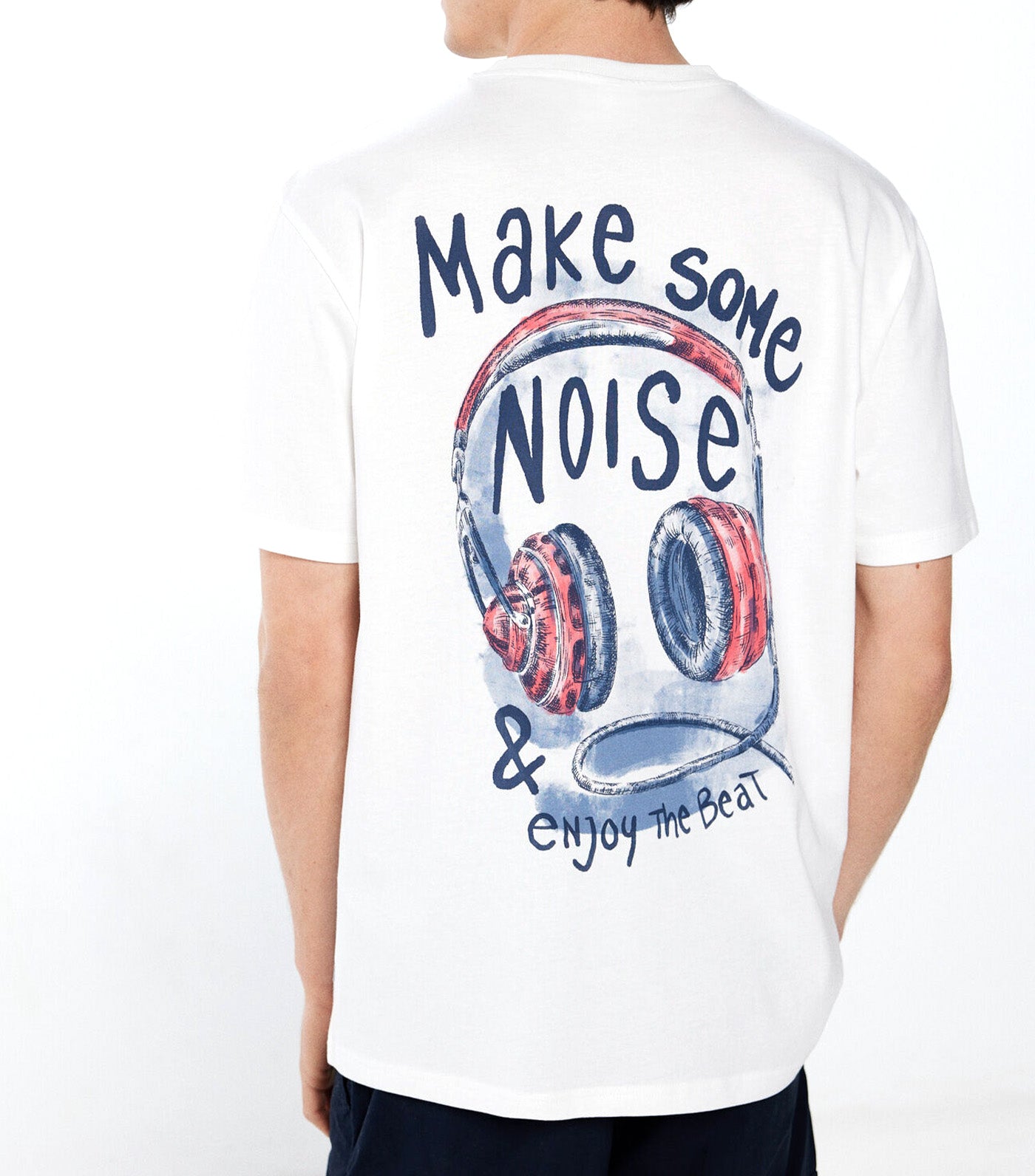 Make Some Noise T-Shirt White