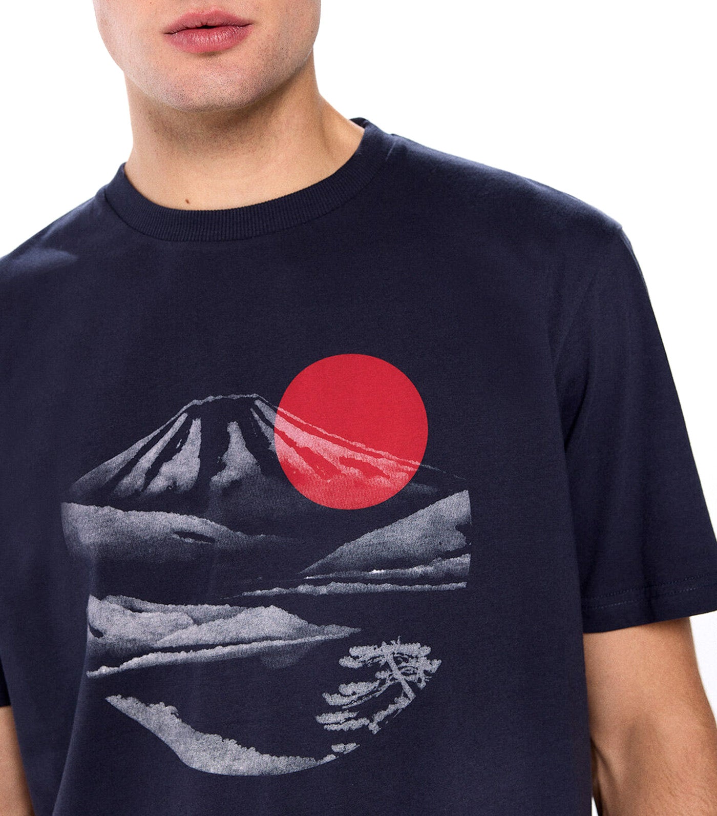 Mount Fuji T-Shirt Dark Blue