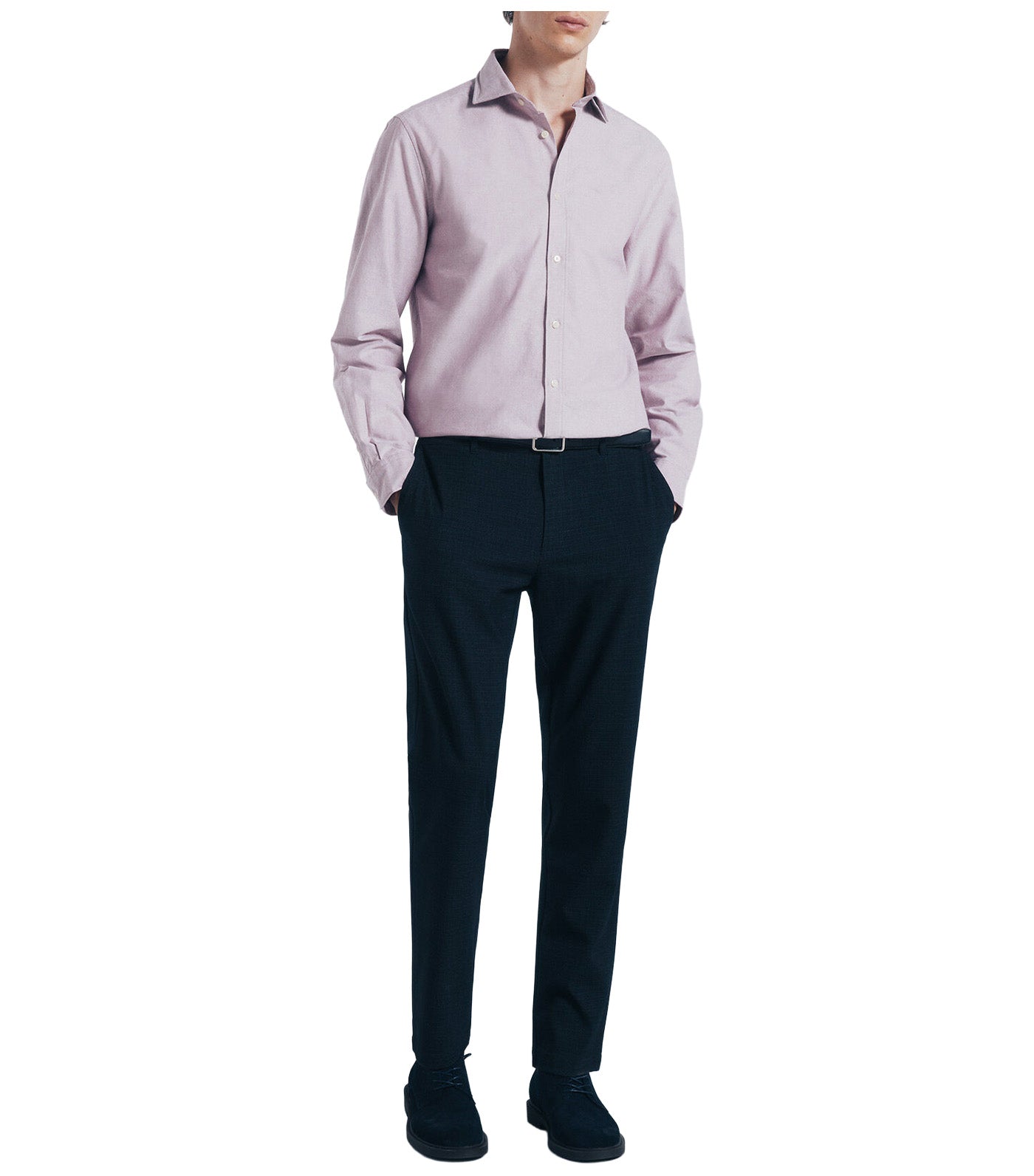Springfield Lightweight Oxford Shirt Purple