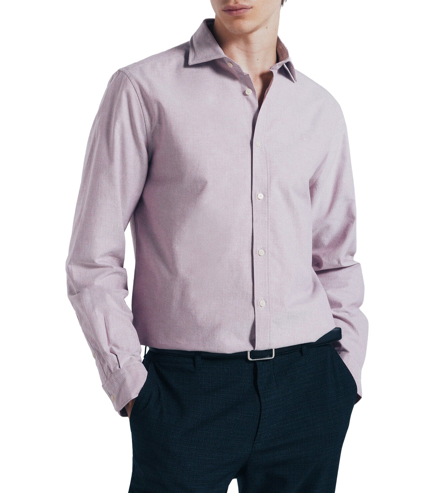Springfield Lightweight Oxford Shirt Purple