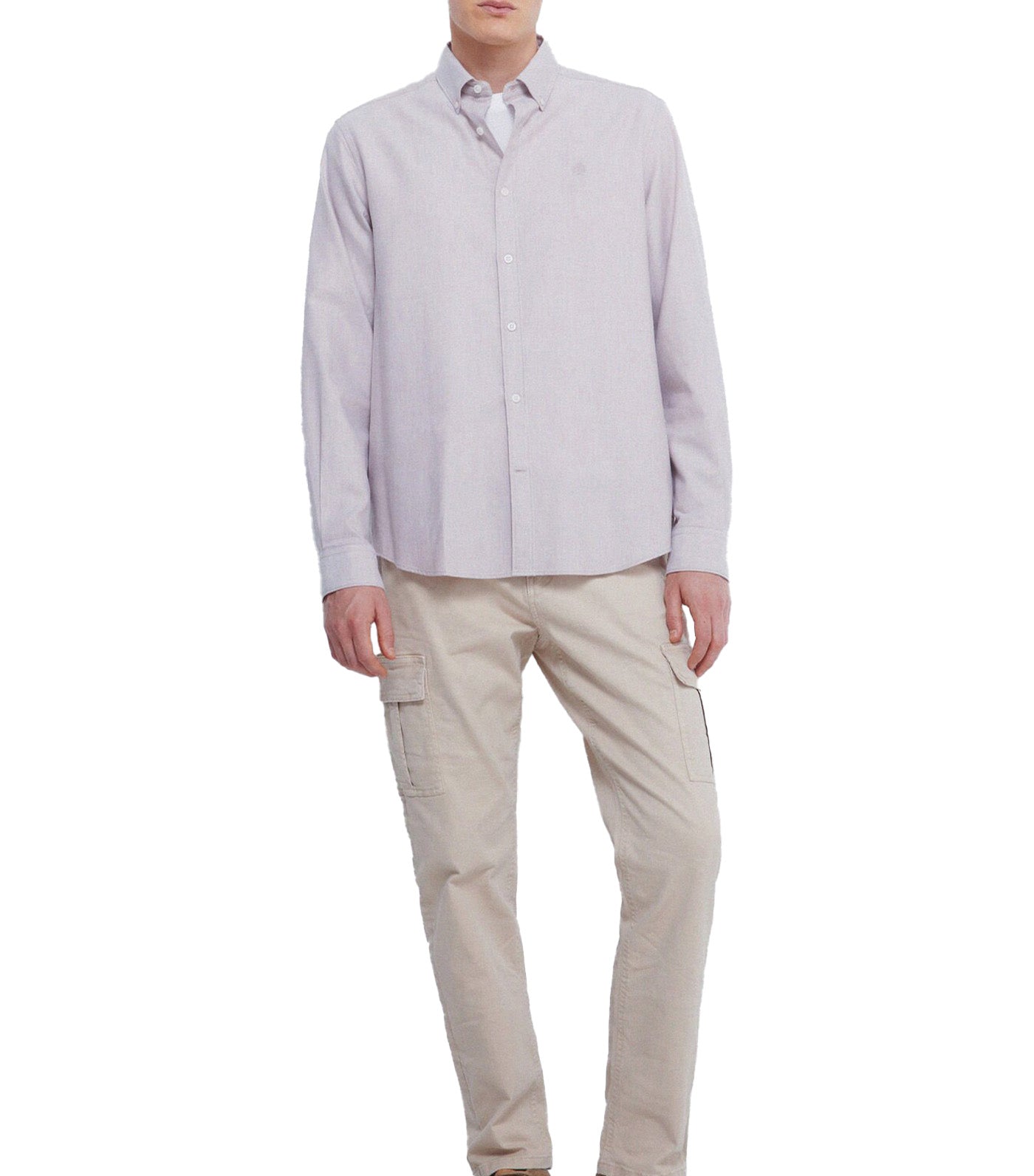 Tencel Oxford Shirt Beige