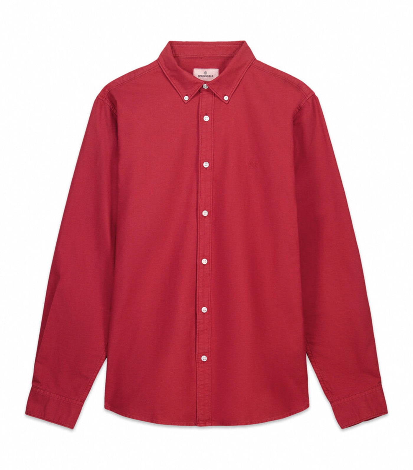 Garment Oxford Shirt Red