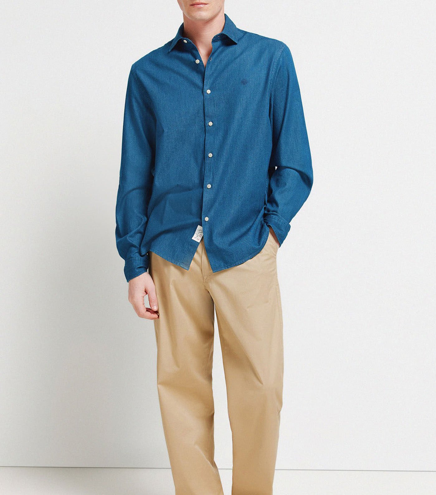 Springfield Denim Shirt Blue