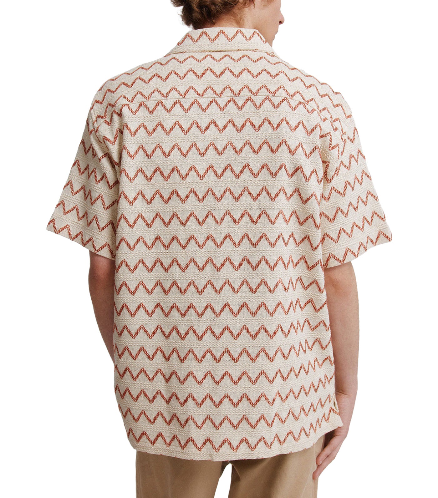 Bowling Shirt White Print