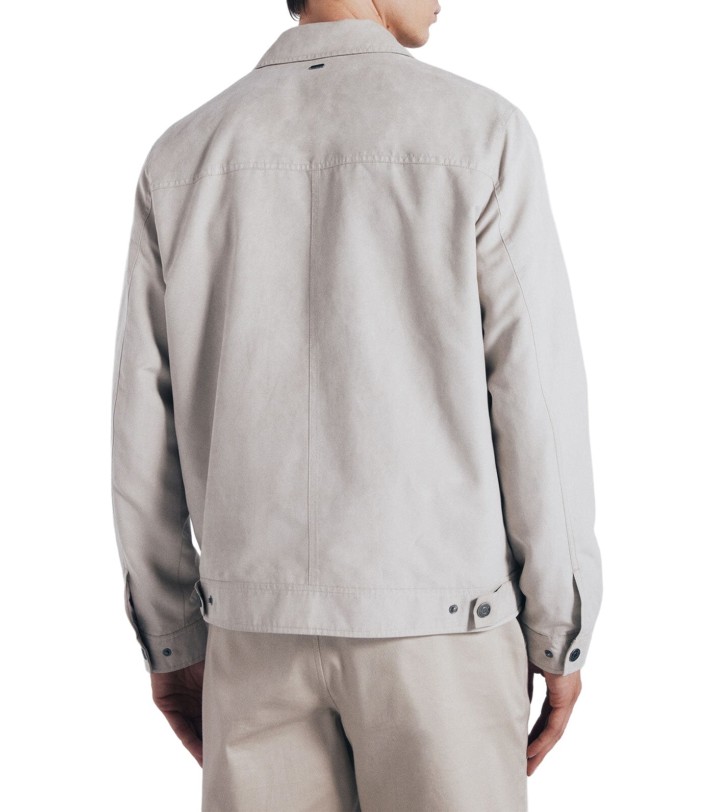 Faux Suede Jacket Sand