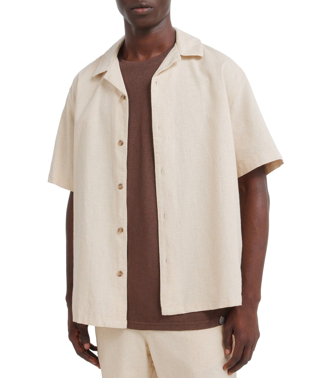 Linen Bowling Short-Sleeved Shirt