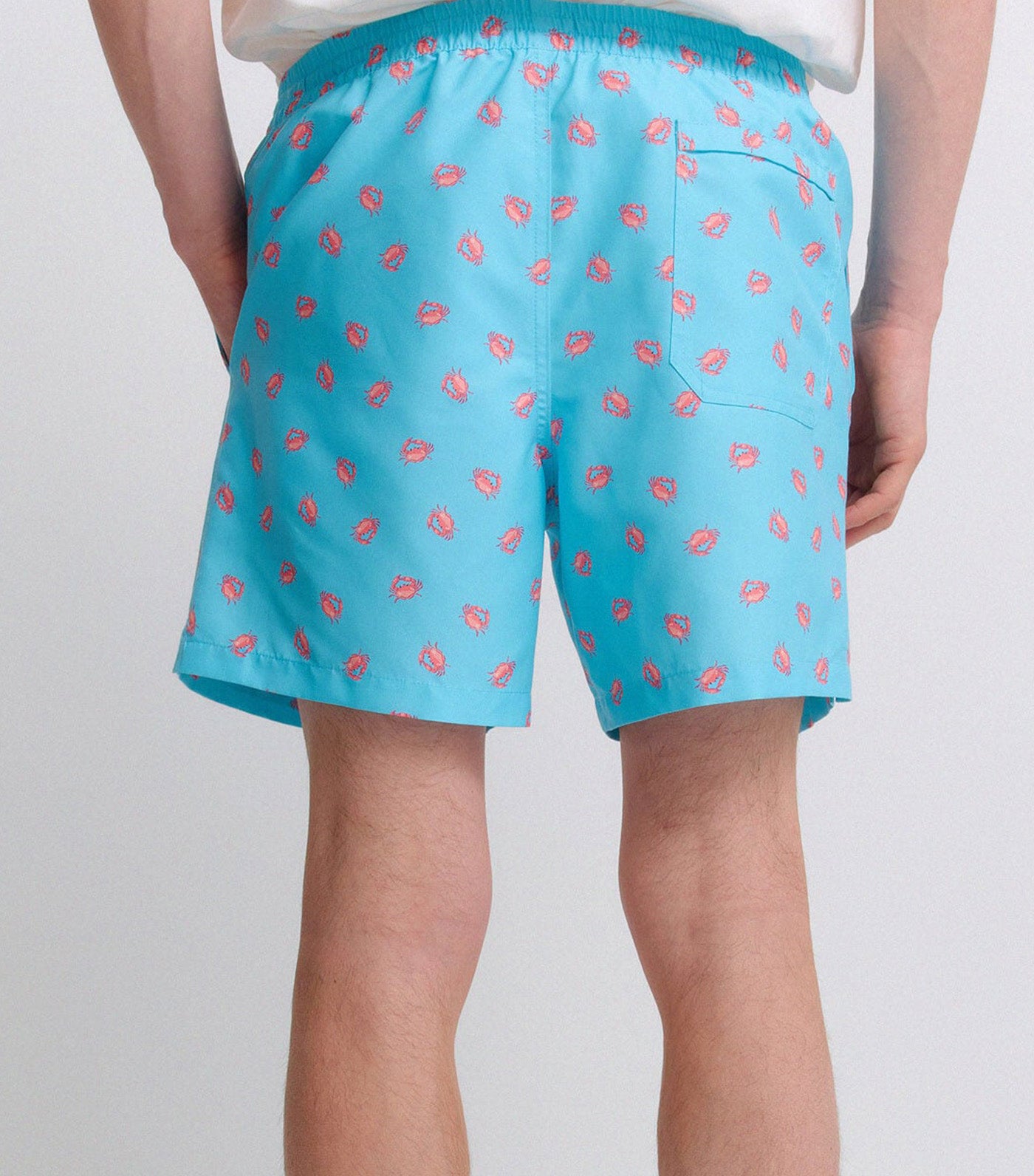 Crab Print Swimwear Blues