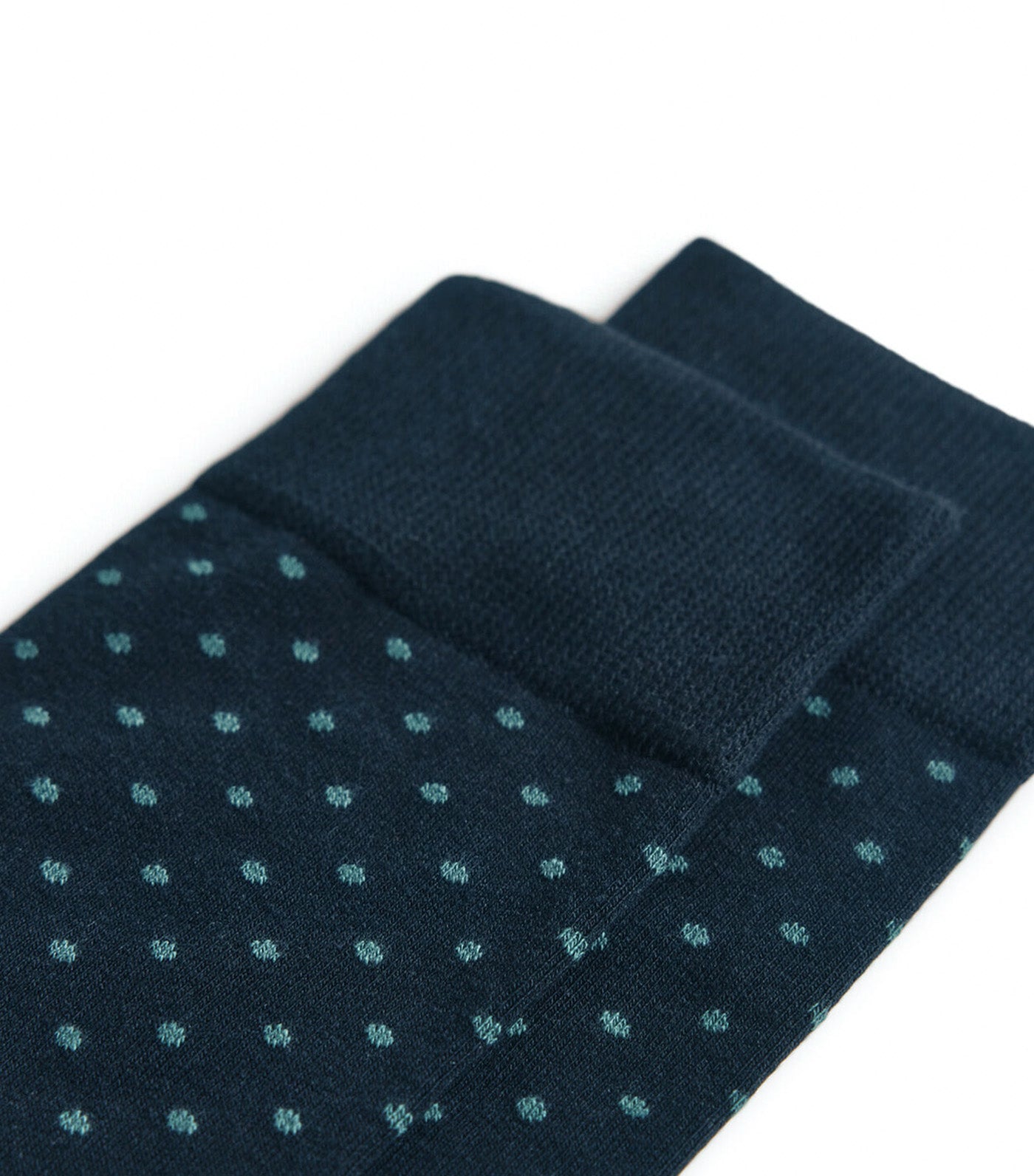 Long Socks with Contrasting Polka-Dots