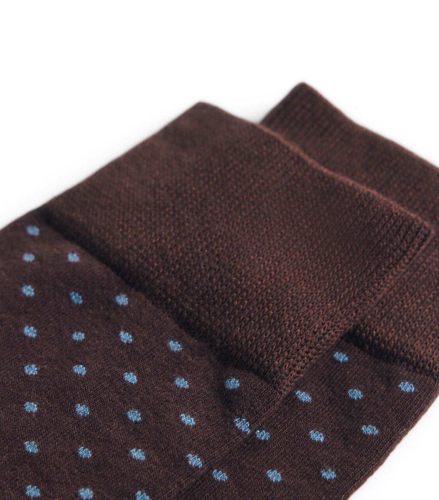 Long Socks with Contrasting Polka-Dots