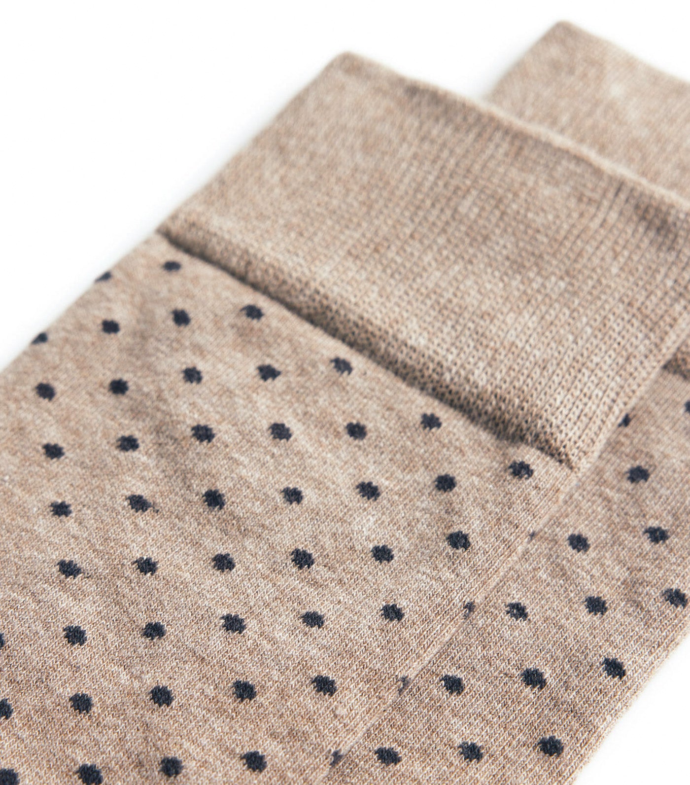 Long Socks with Contrasting Polka-Dots