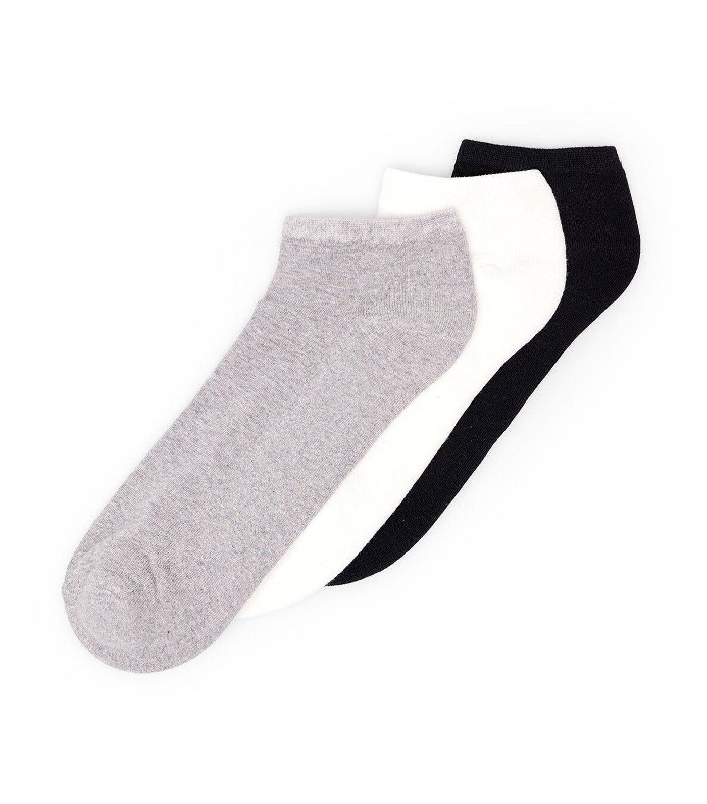 Pack of 3 Ankle Socks Gray