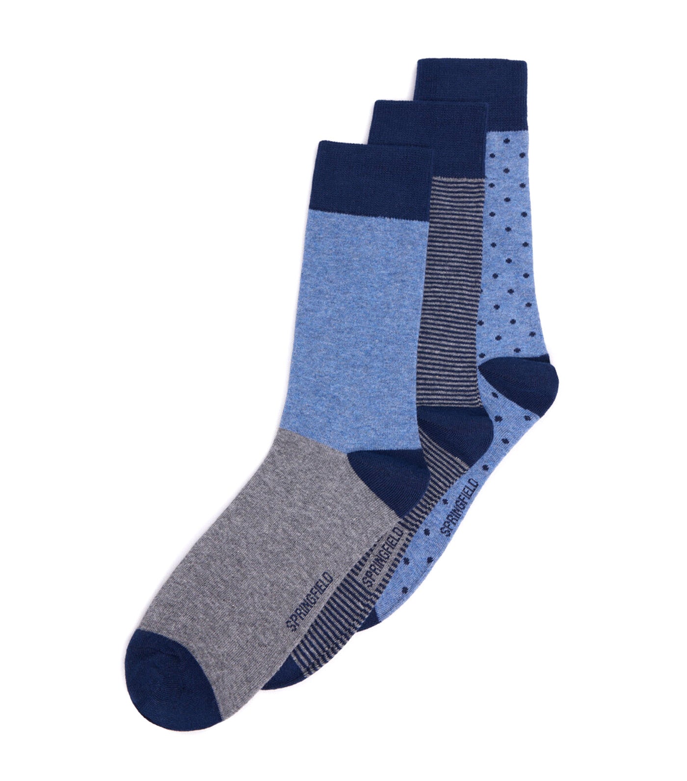 3-Pack Socks Blue