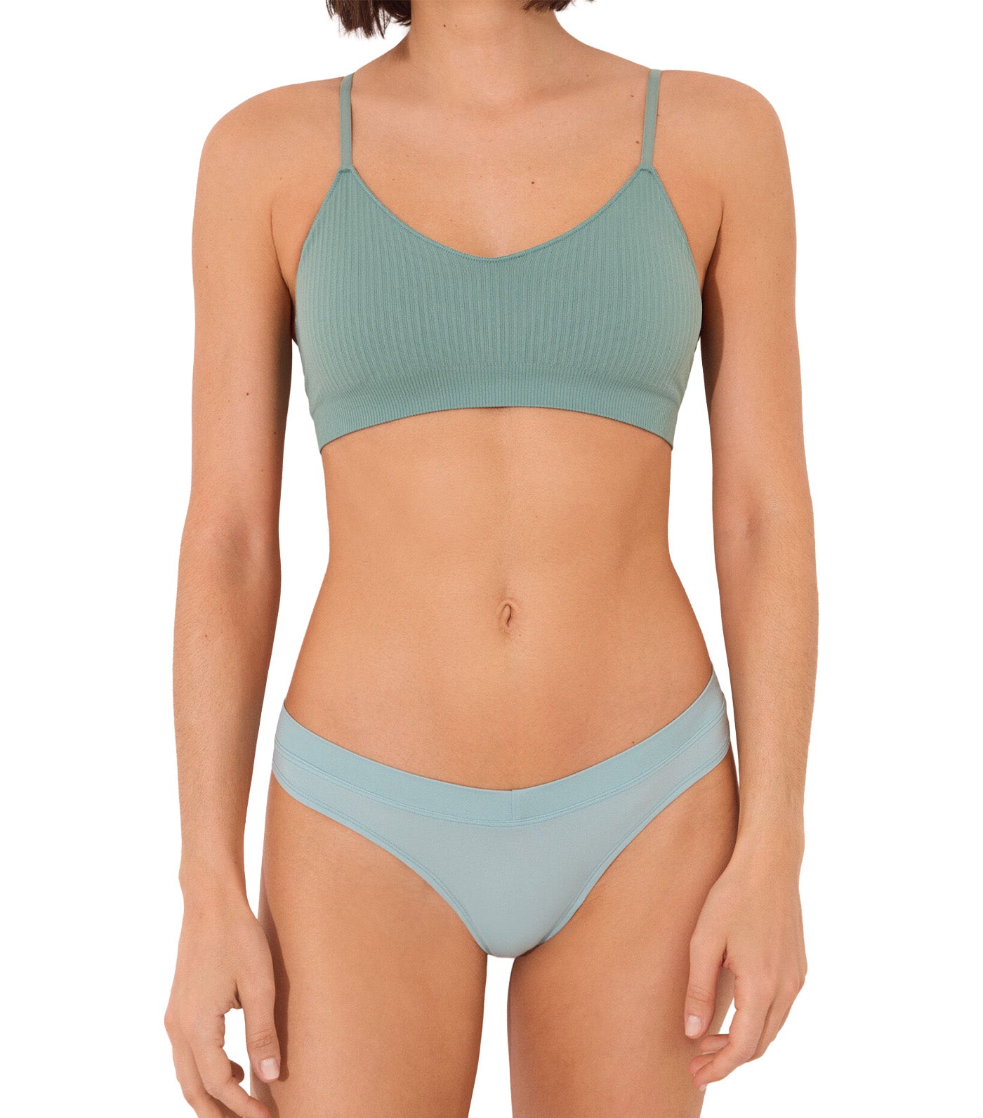 Ruched Thong