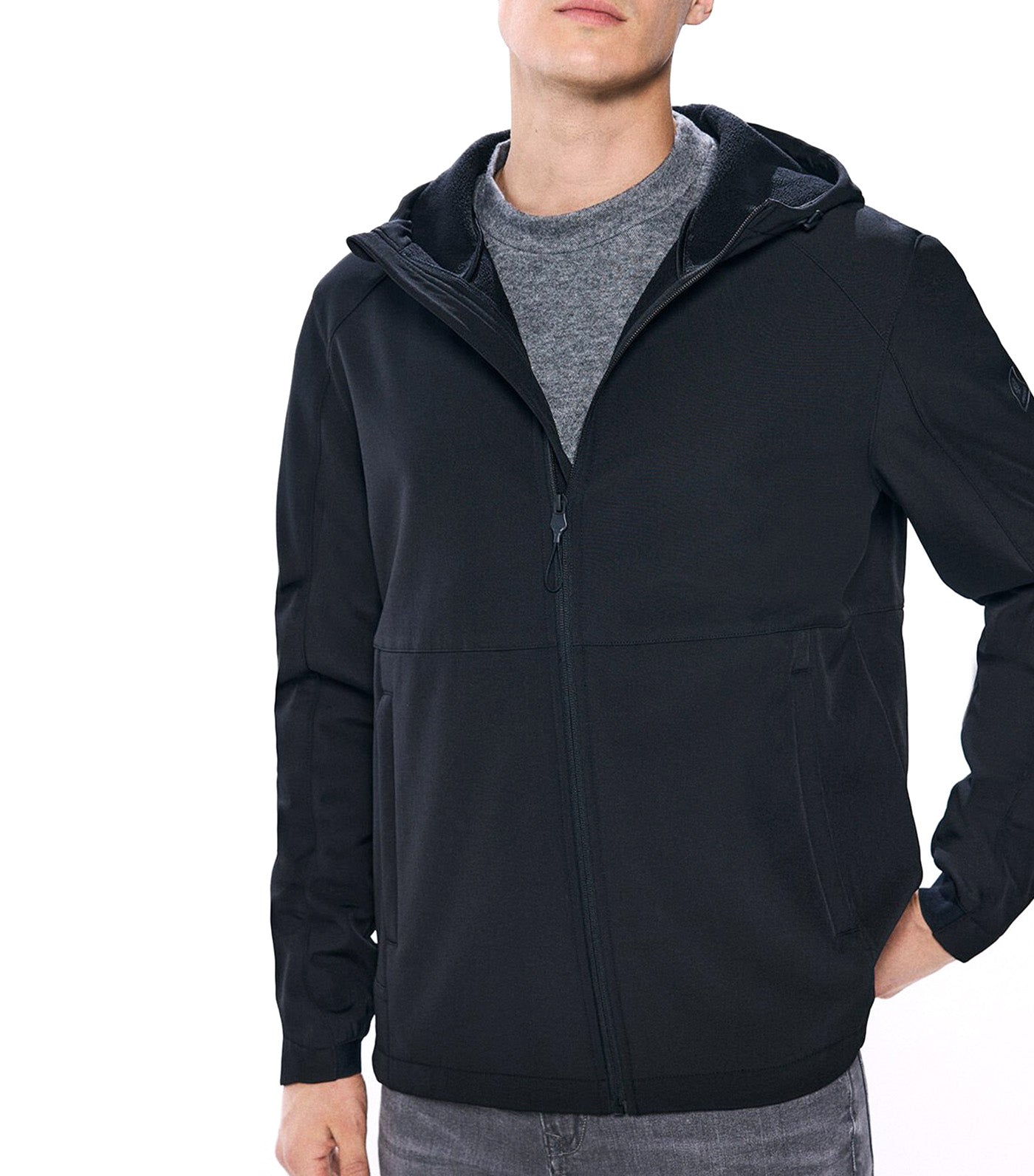 Technical Softshell Parka Black