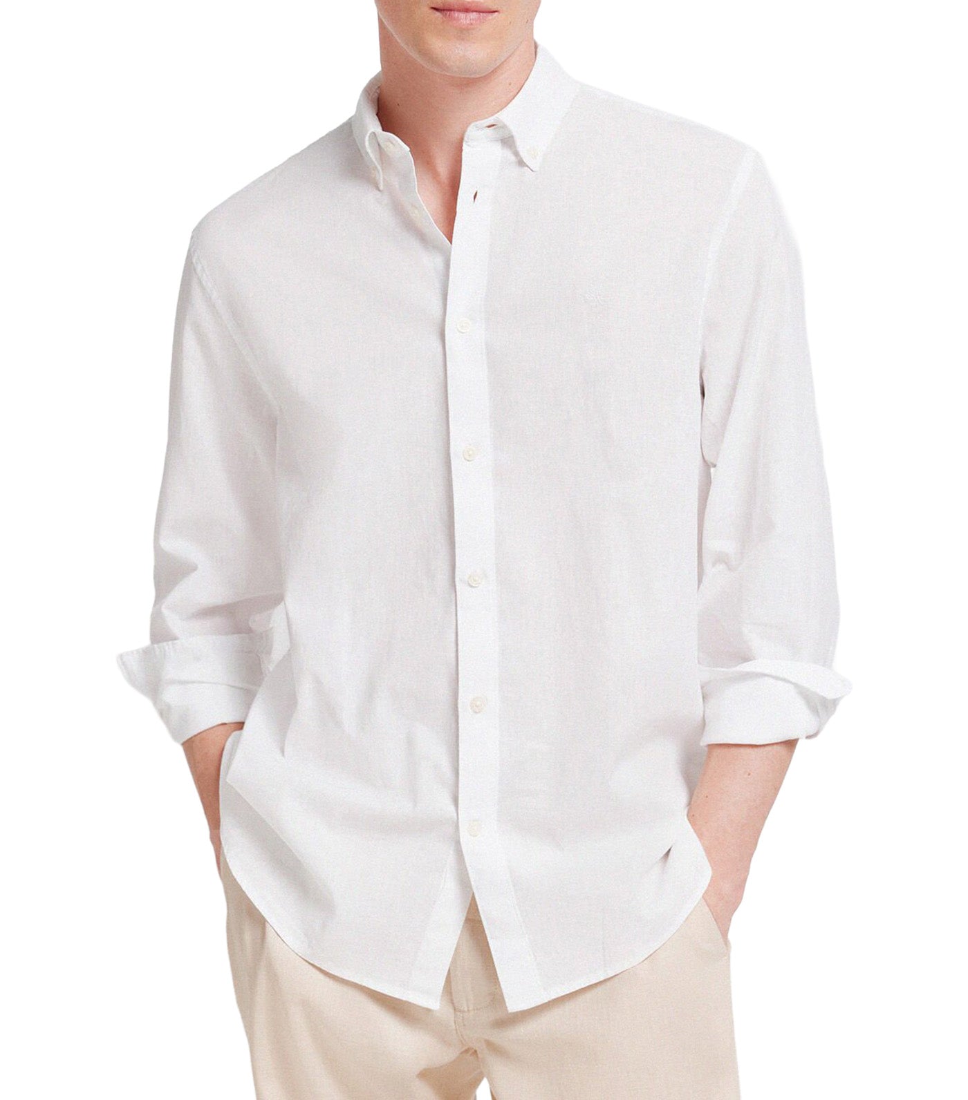 Springfield Linen Shirt White