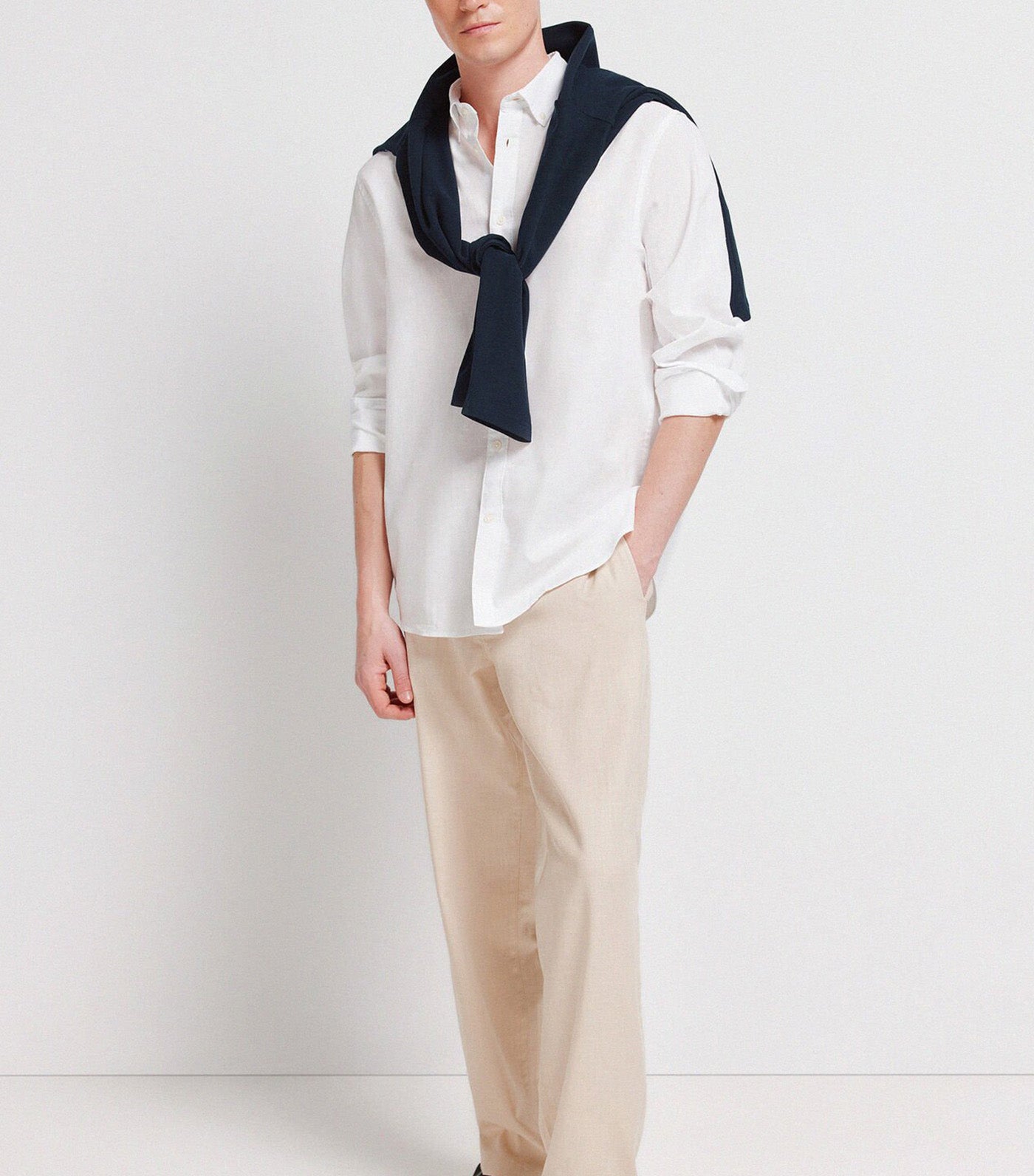 Springfield Linen Shirt White