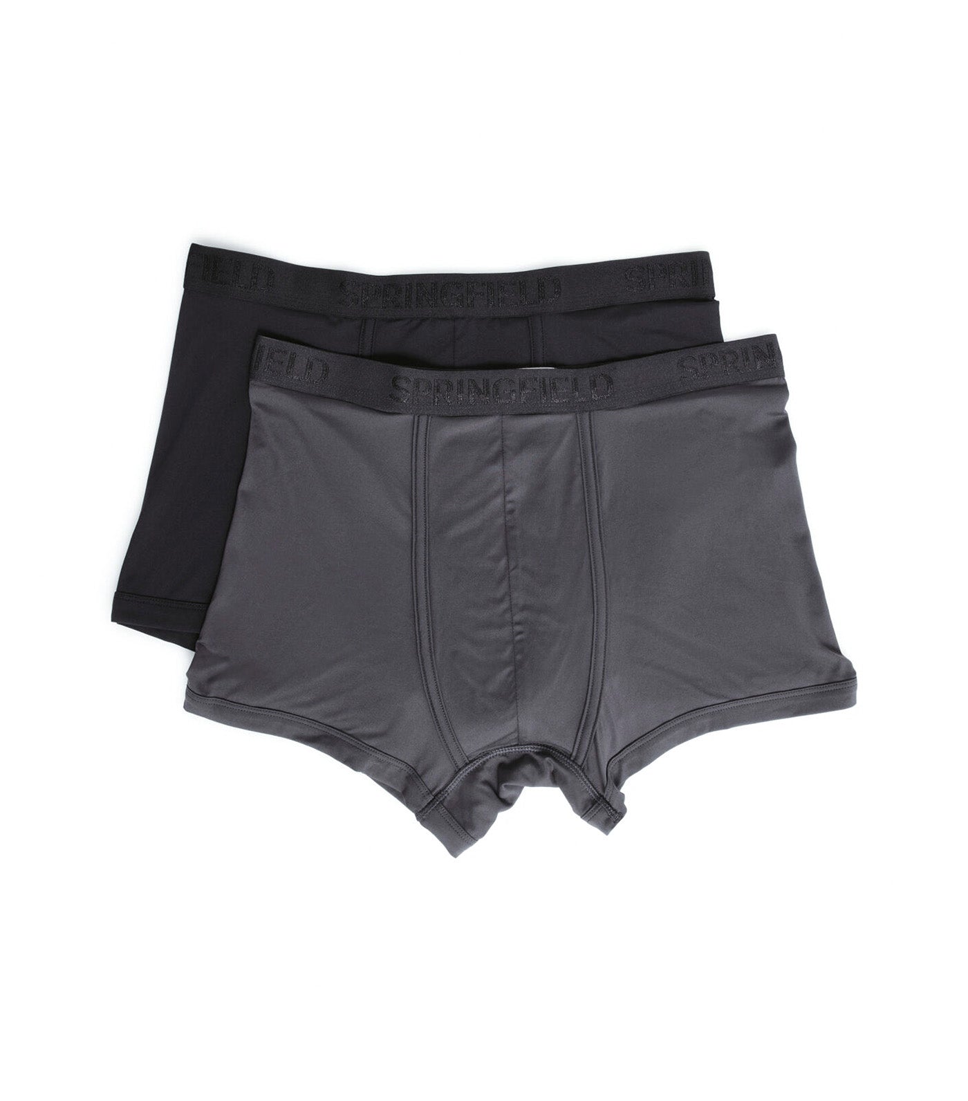 Pack of 2 Microfibre Boxers Black