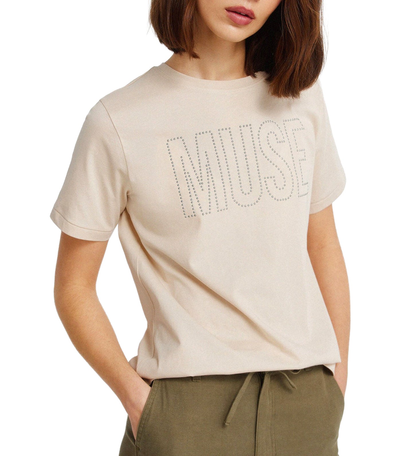 Studded Short Sleeve T-Shirt