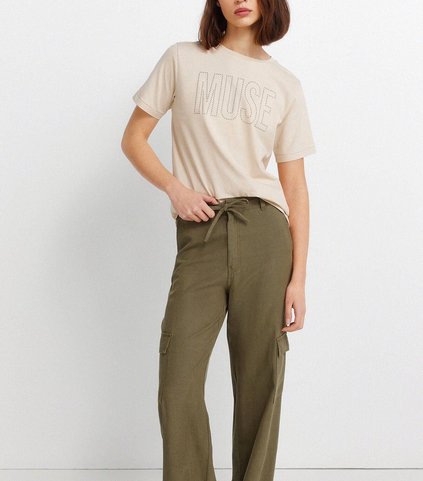 Studded Short Sleeve T-Shirt