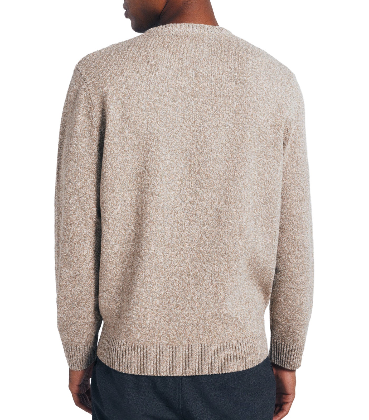 Plain Fantasy Twisted Jumper Beige