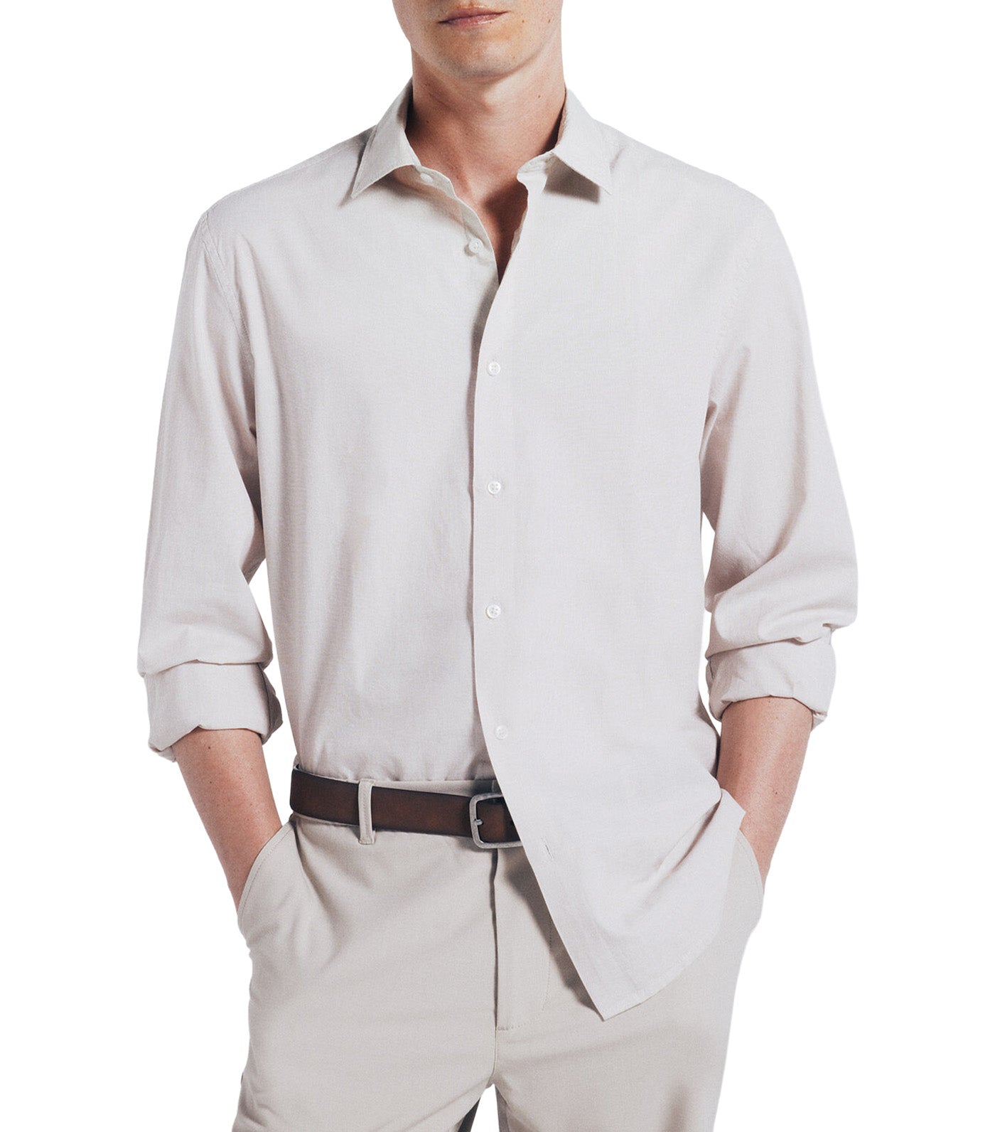 Cotton Shirt with Edging