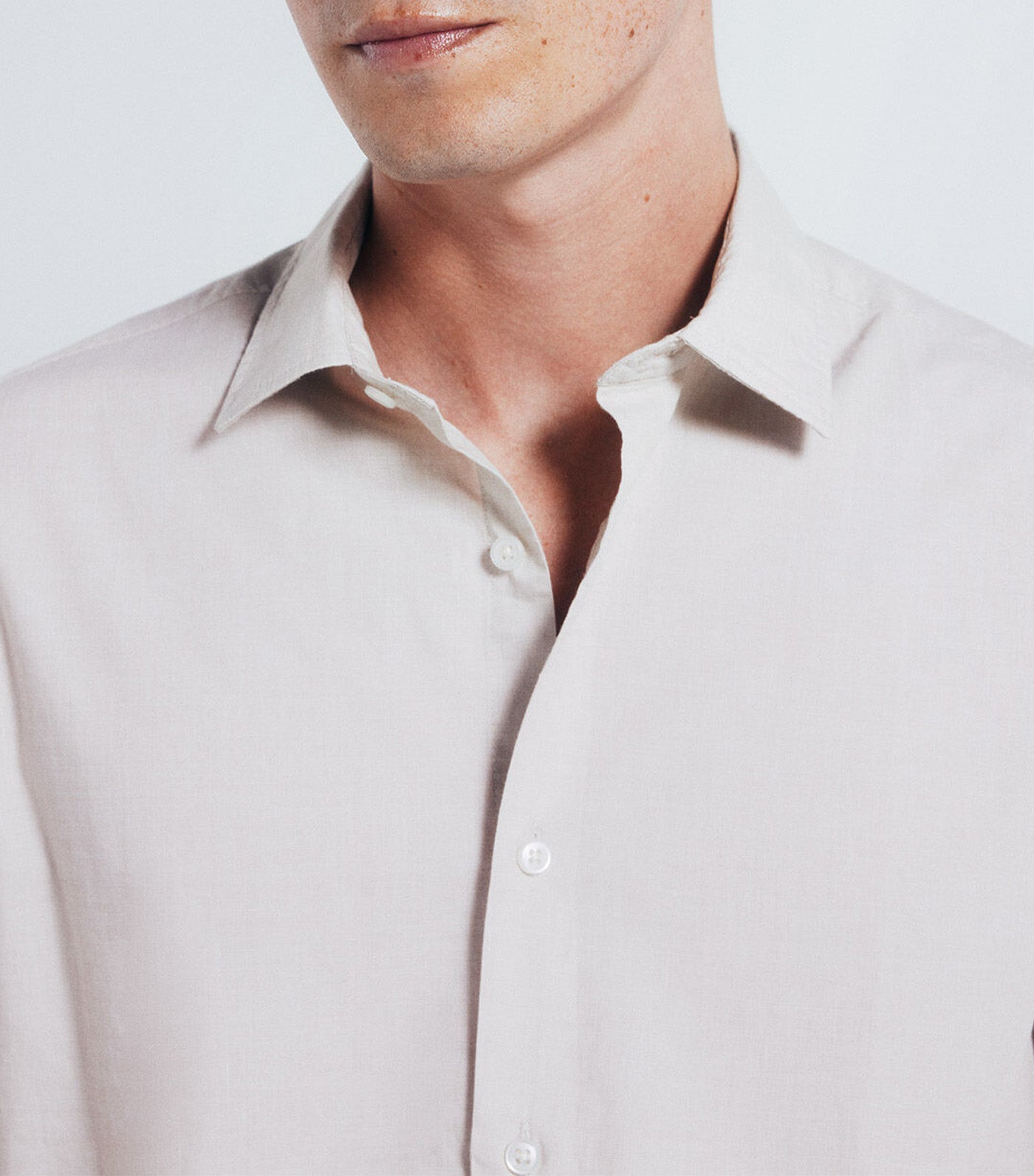 Cotton Shirt with Edging