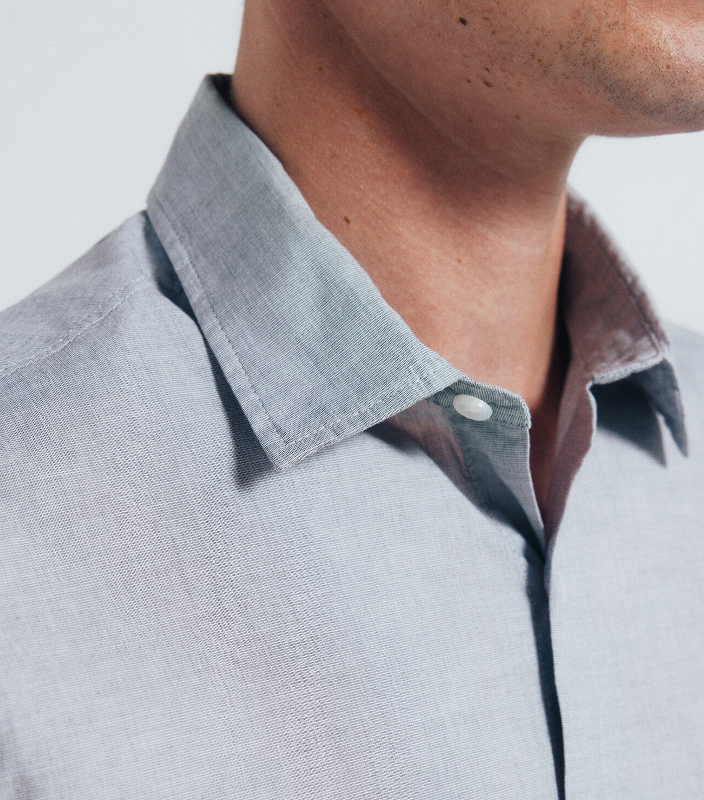 Cotton Shirt with Edging