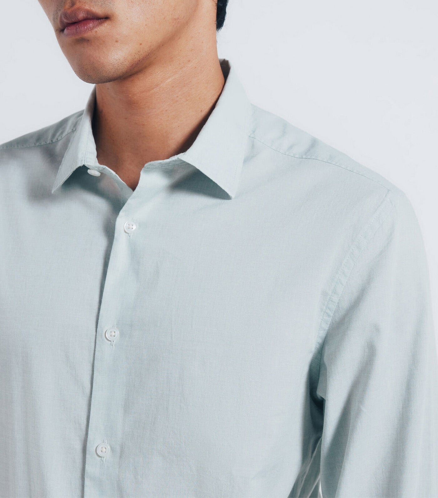 Cotton Shirt with Edging