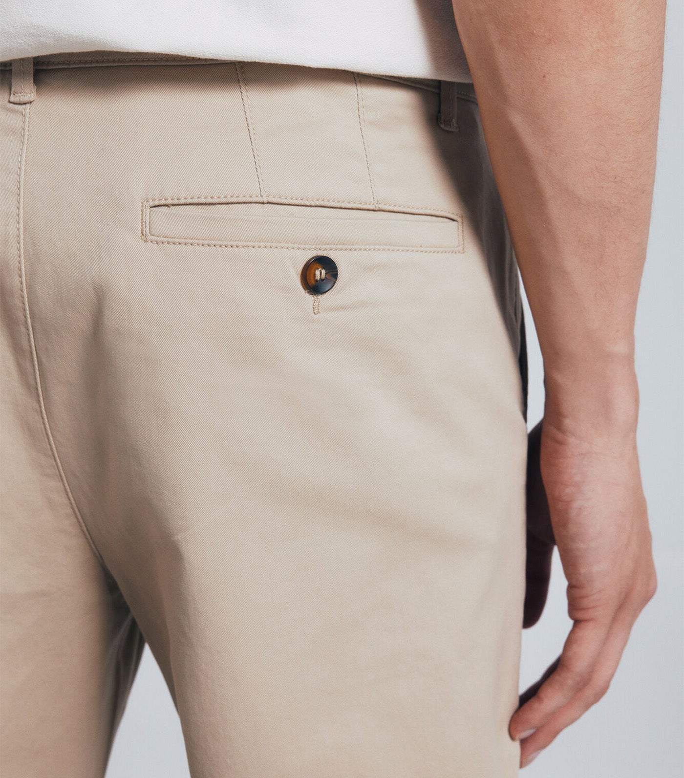 Chino Pants Slim Fit Beige