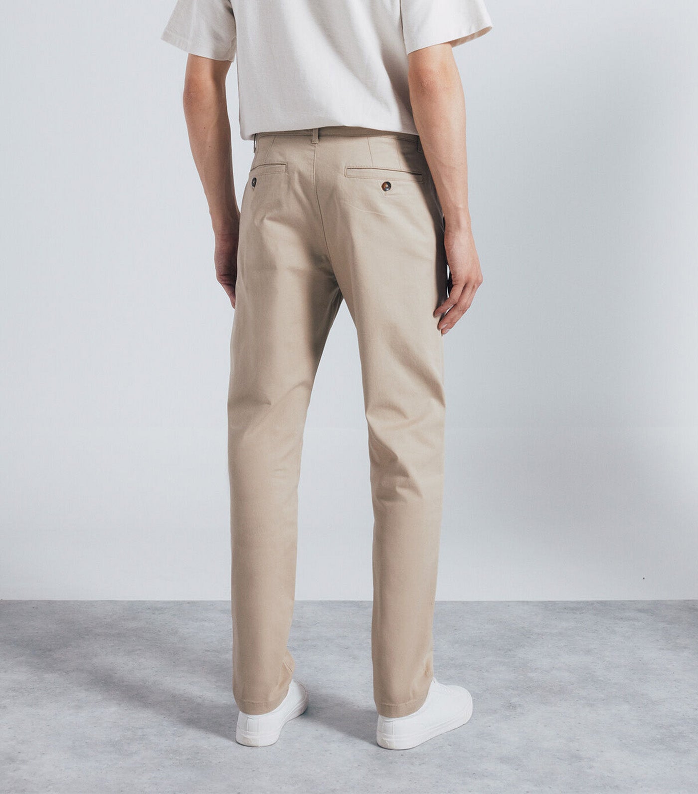 Chino Pants Slim Fit Beige