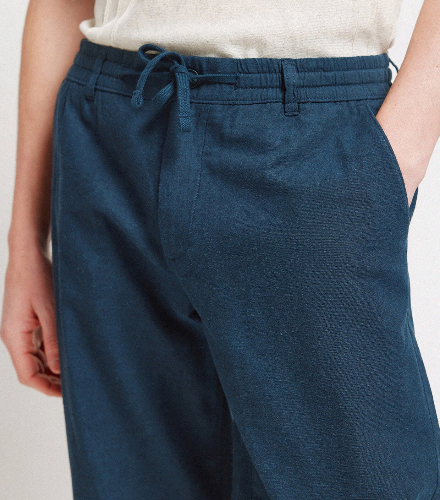 Linen Chino Trousers Comfort Fit