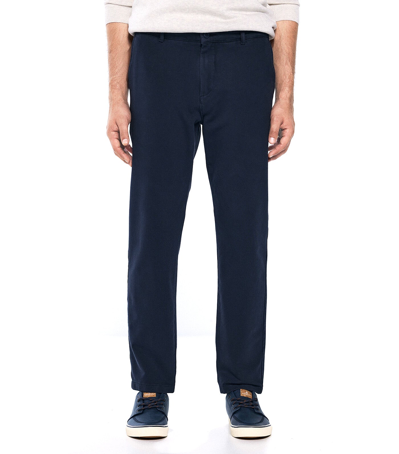 Comfort Knit Chinos Pants Dark Blue