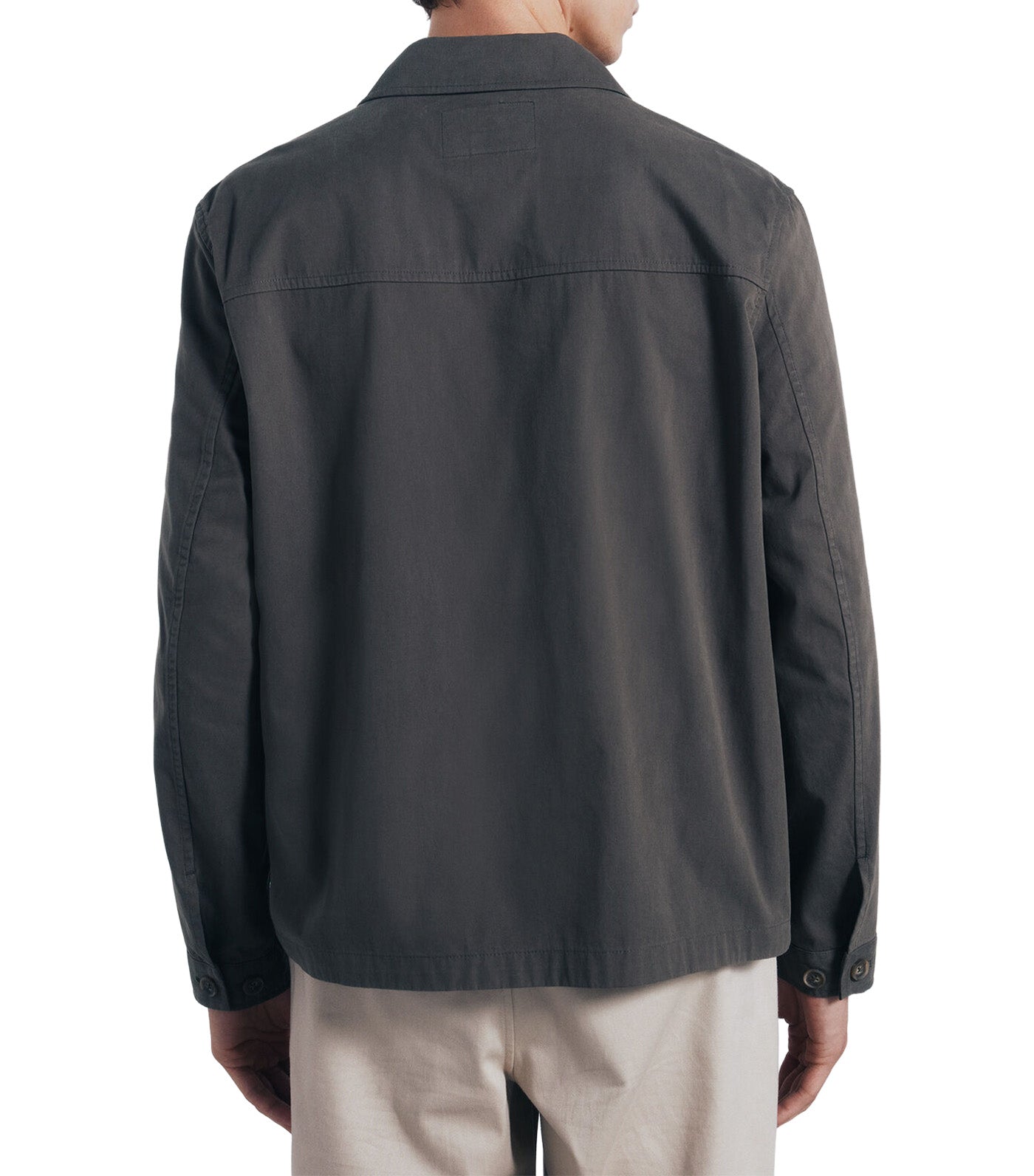 Cotton Overshirt Dark Khaki