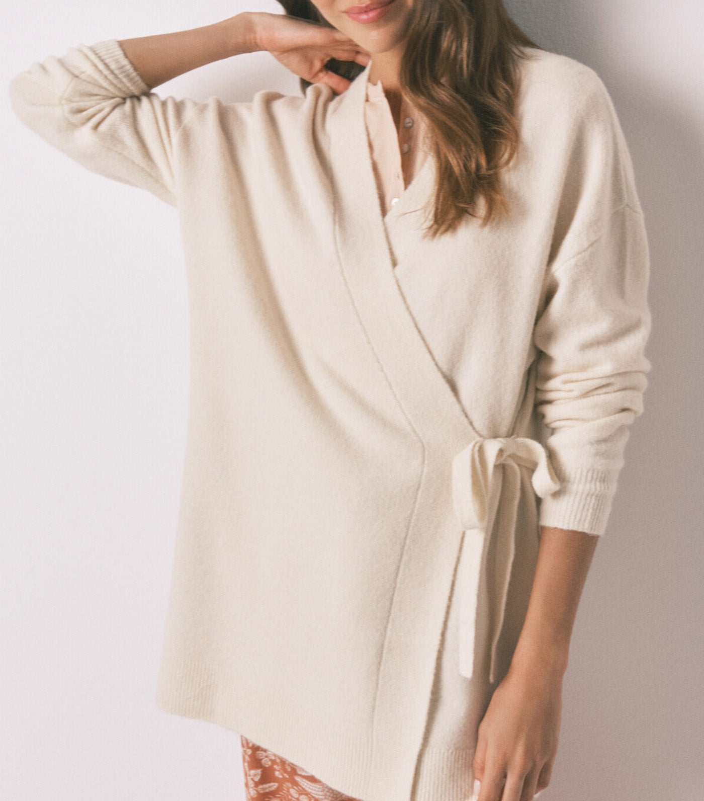 Knitted Cardigan Ivory