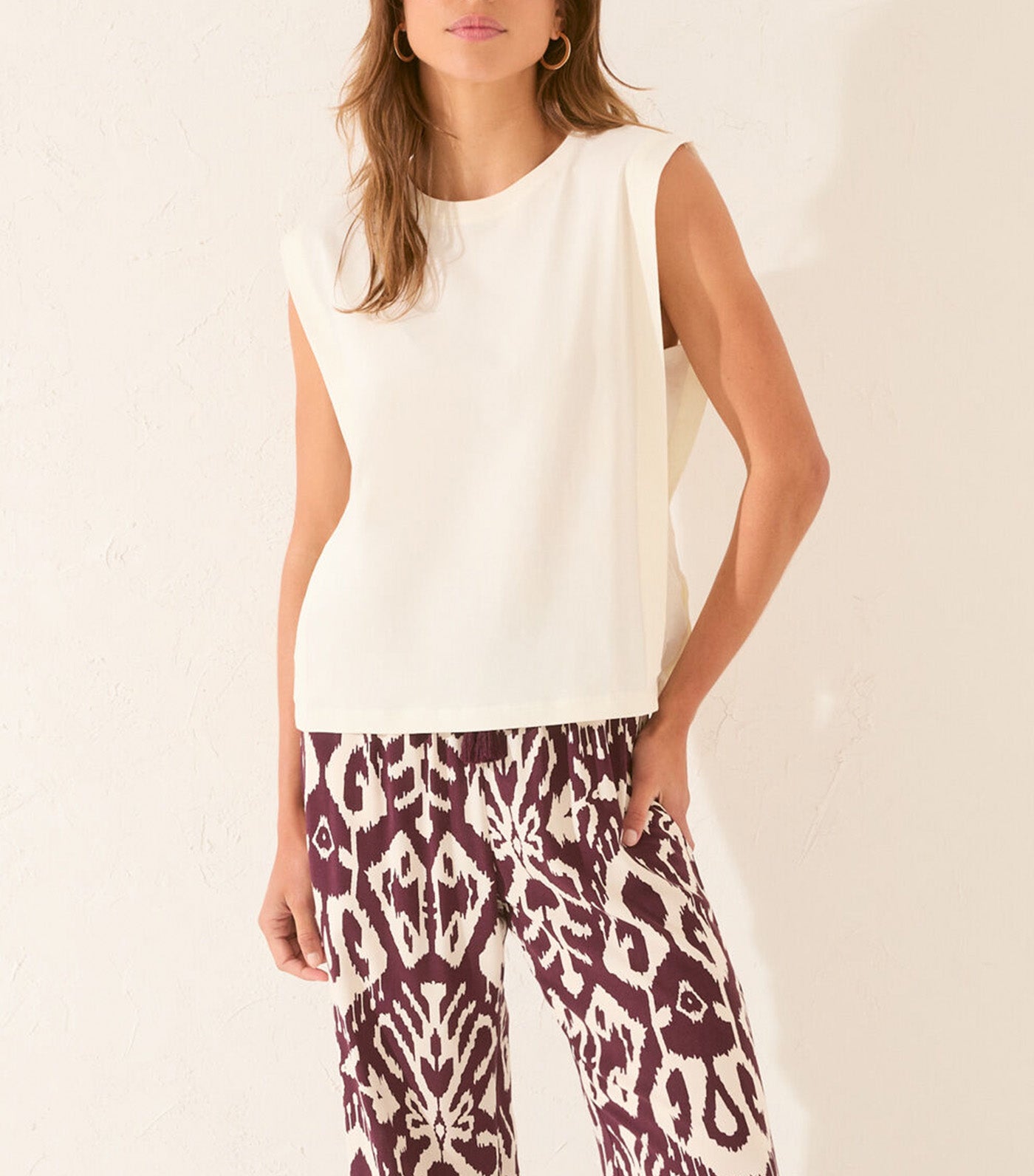 Cotton Sleeves T-Shirt