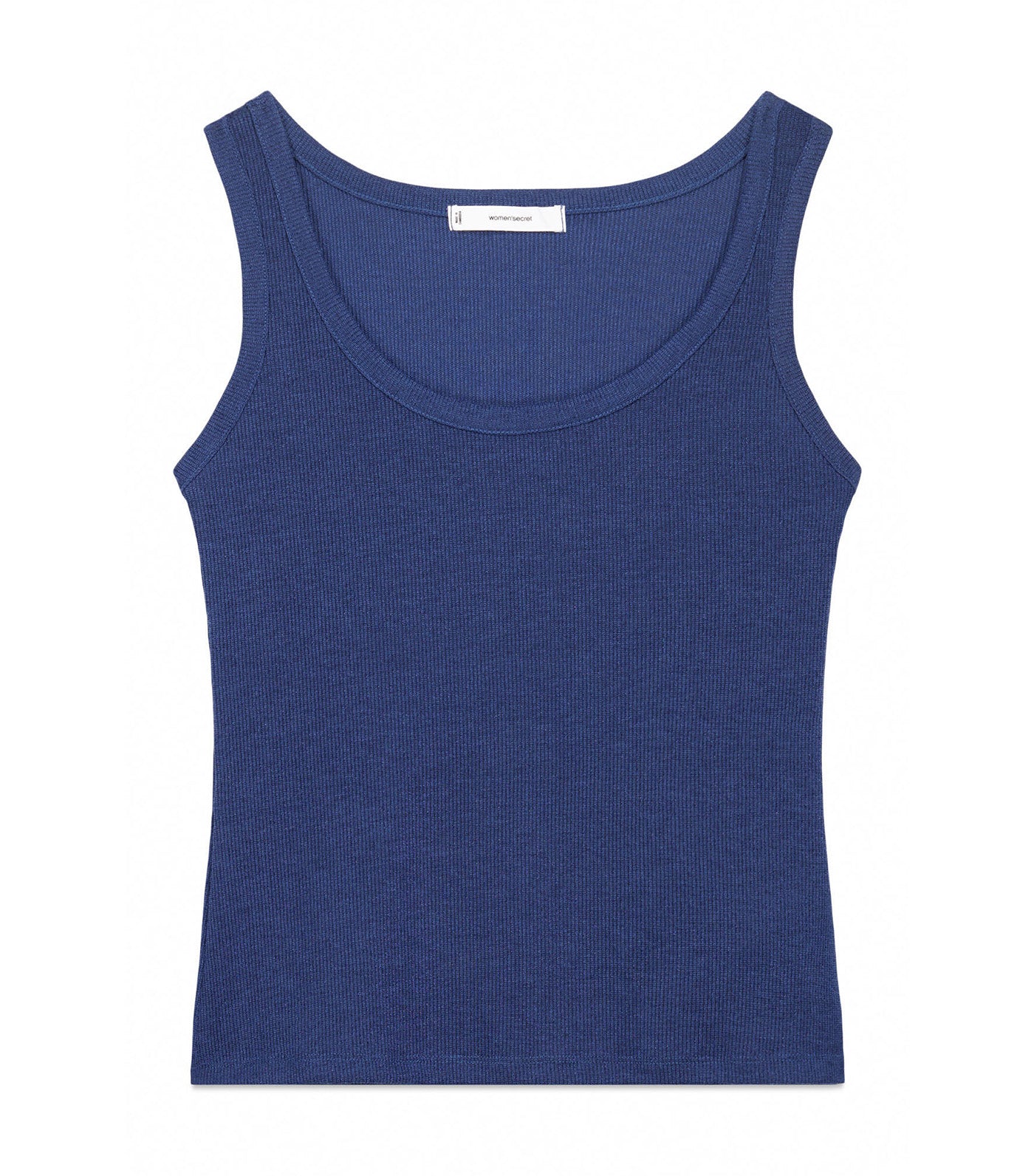 Lurex Ribbed Vest Top