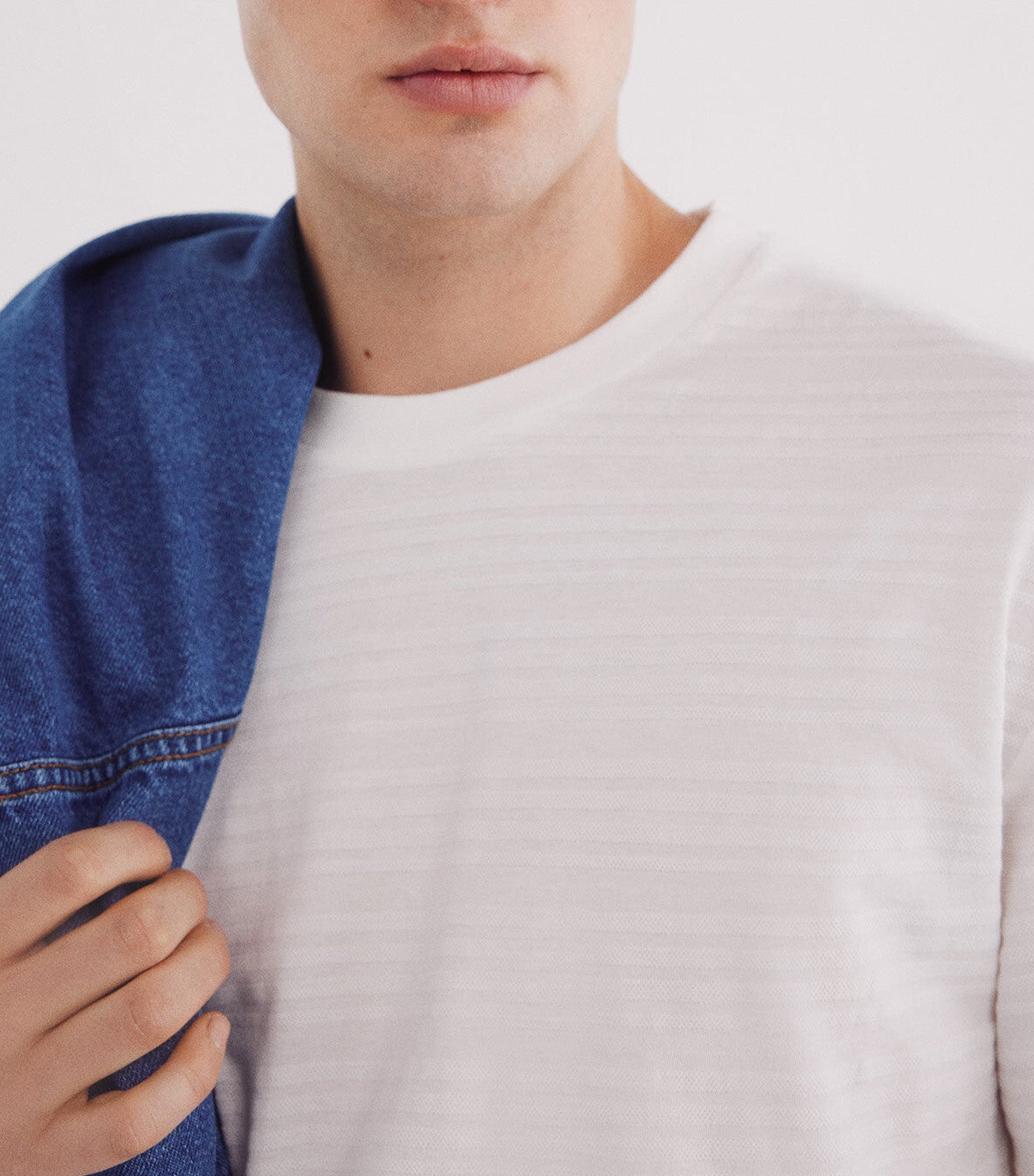 Piqué Stripe T-Shirt