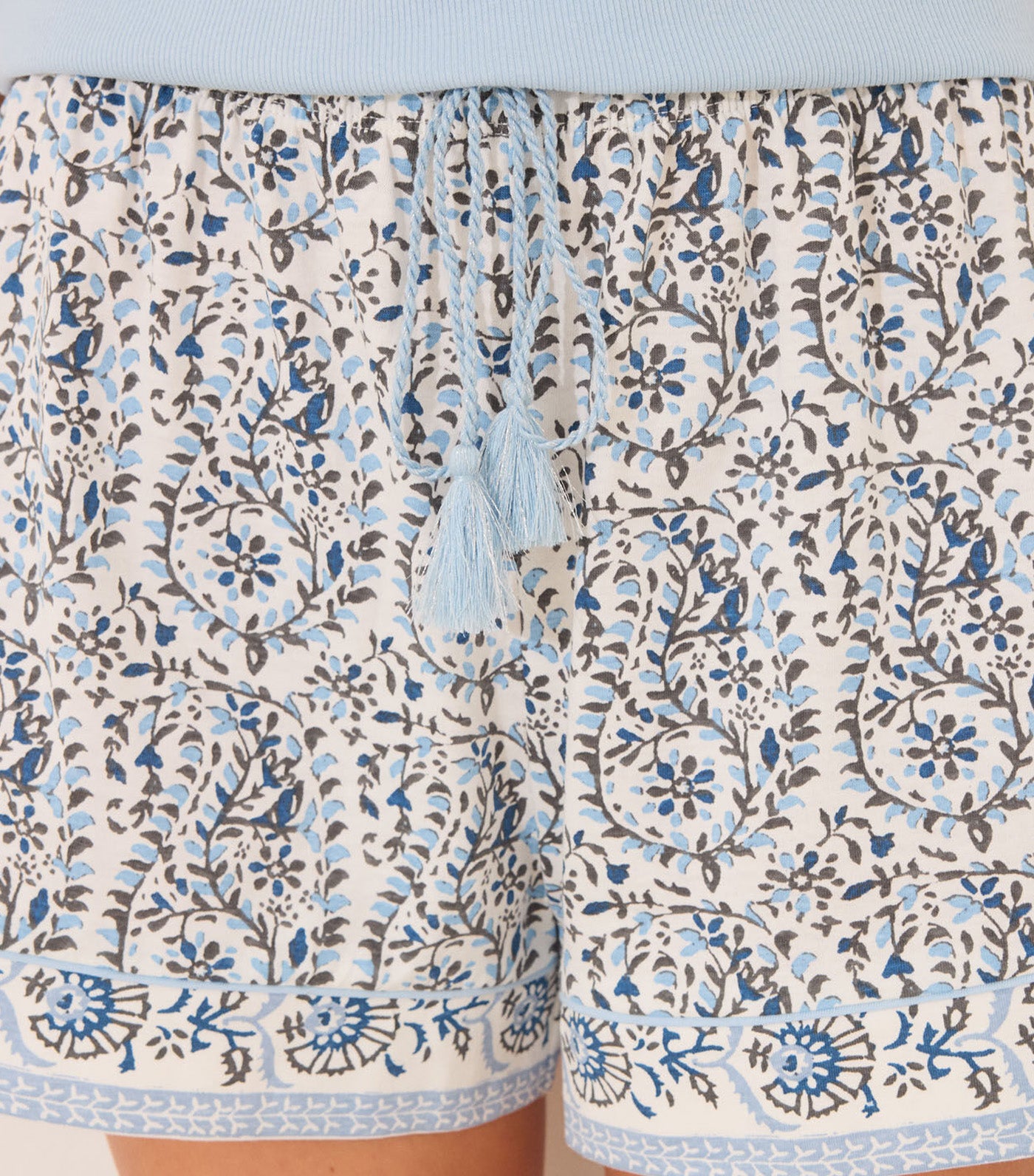 Paisley Cotton Short Pajamas