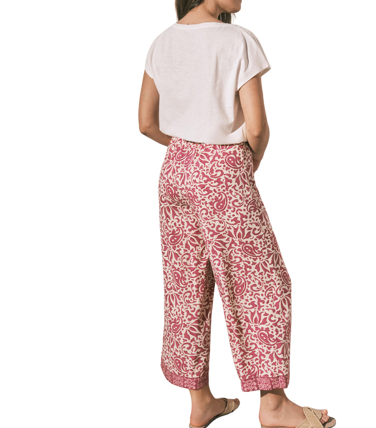 Boho Print Fisherman Trousers Multi