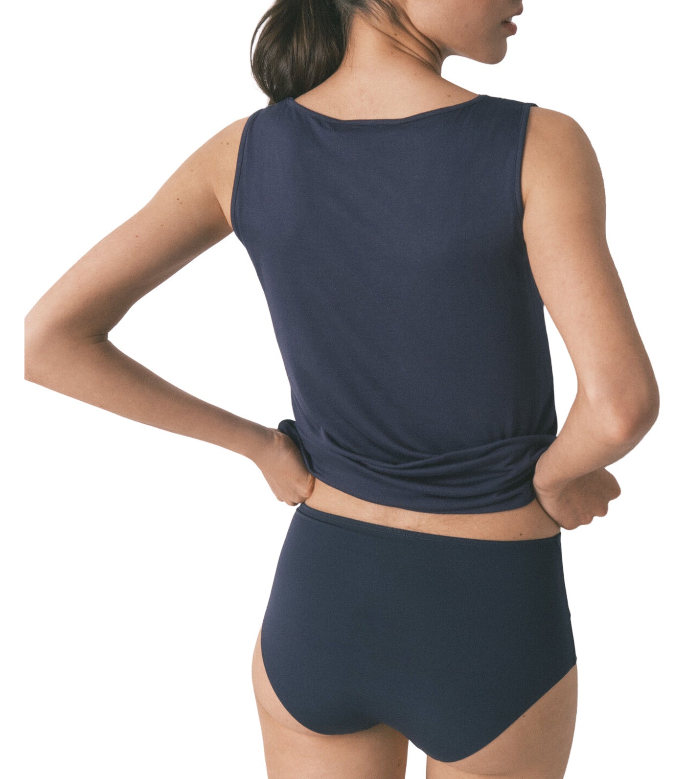 High-Waisted Shaping Panty Dark Blue