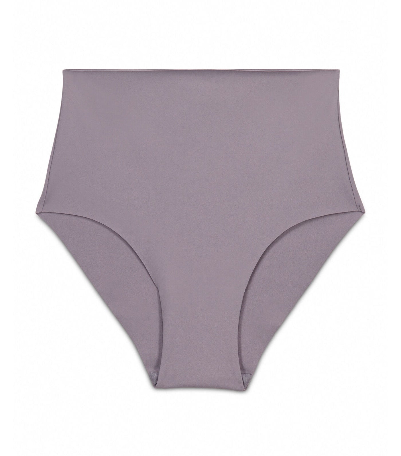 High-Waisted Laser-Cut Shaping Panty Gray