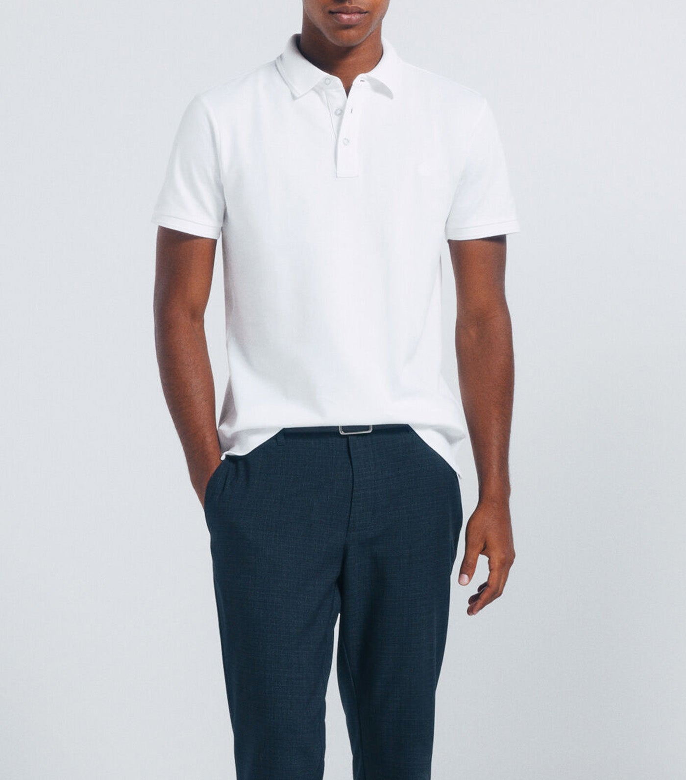 Slim Fit Piqué Polo Shirt