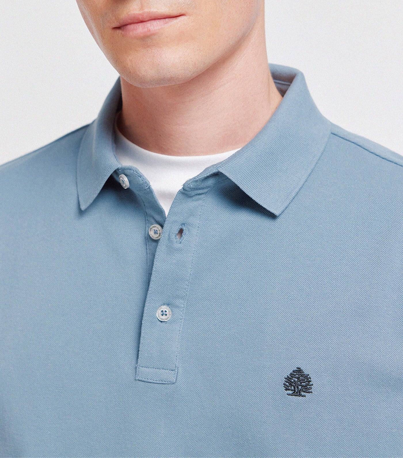 Slim Fit Polo Shirt with Contrast Cuffs