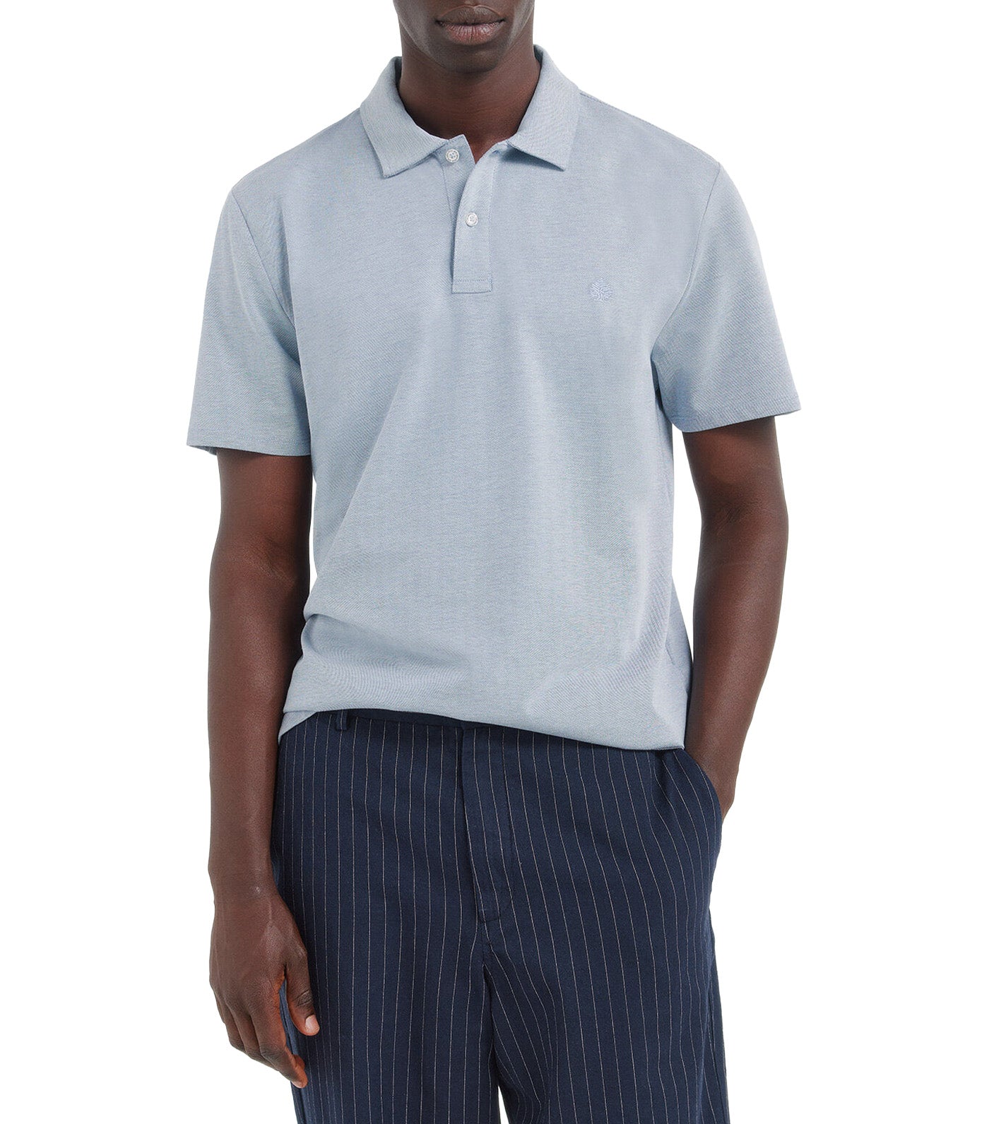 Slim Fit Polo Shirt Medium Blue