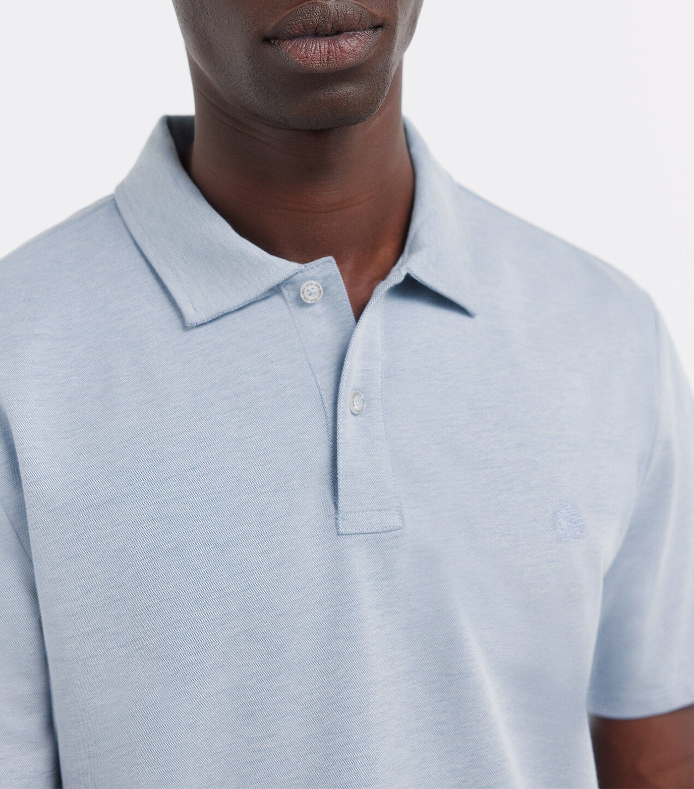 Slim Fit Polo Shirt Medium Blue