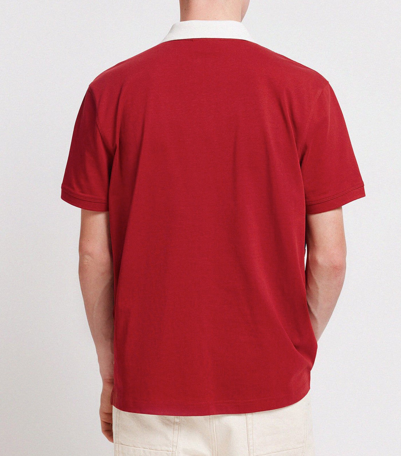Springfield Polo Sport Positional Regular Fit Piqué Red