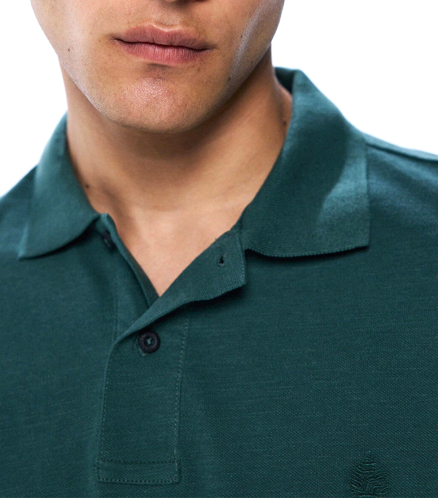 Regular Fit Piqué Polo Shirt Green