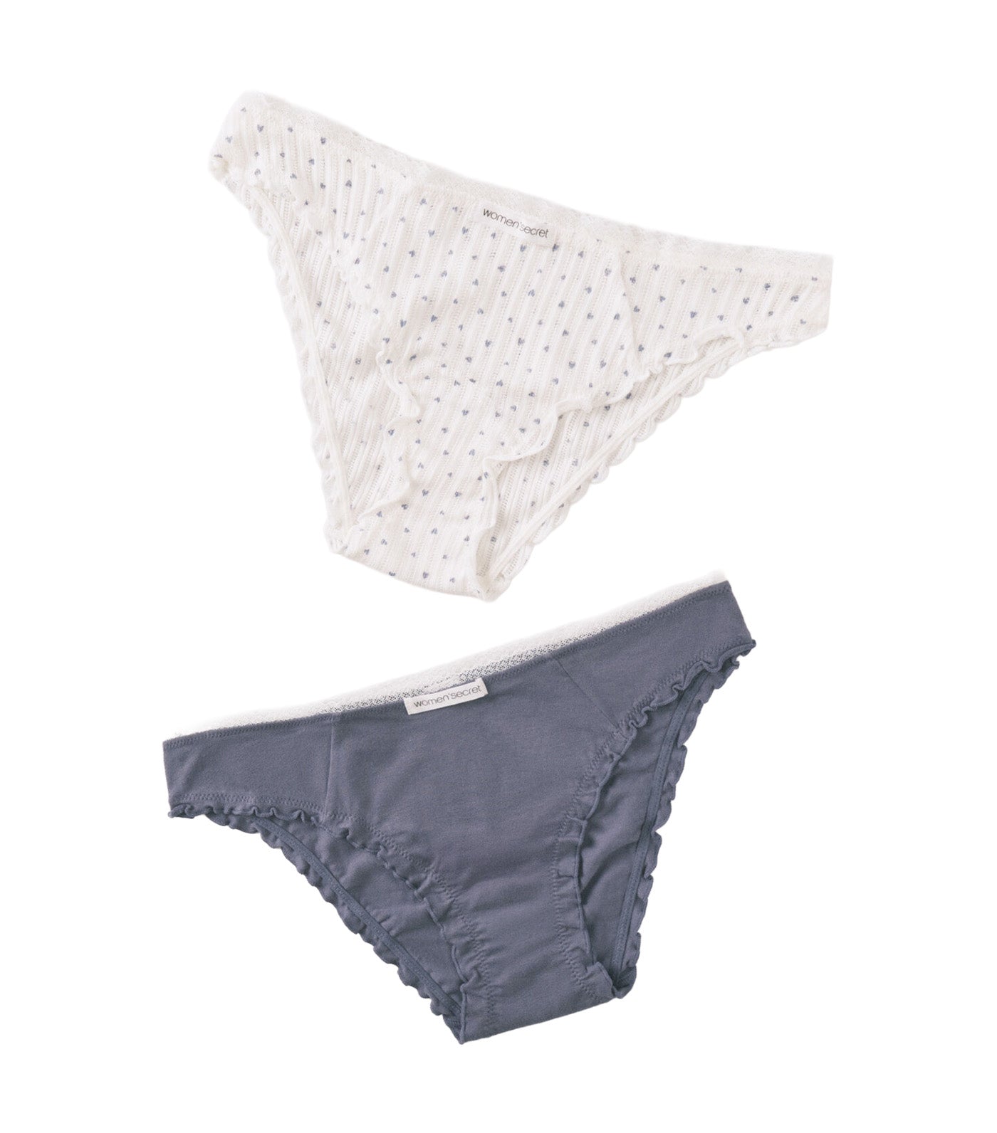 Cotton Classic 2-Pack Panties Blue/White